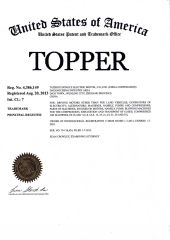 Topper certificate from Zhejiang Dongye Transmission Electromechanical co.,Ltd
