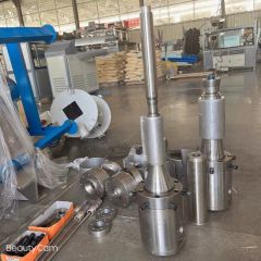 Plastic Cable Threading Flexible Corrugated Pipe Hose Forming Extruder Machine - Image 1