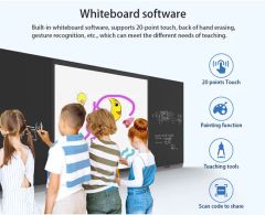 Smart Black Board 75 Inch for Public School with Dual System to Run Educational Software - Image 5