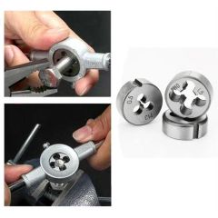20PCS Standard Combination Tap and Die Tools Set Metric Sizes Handles Accessories Essential Threading Tool Kit Bearing Steel - Image 5
