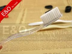 Disposable Transparent Hotel Toothbrush with Toothpaste Size 17.5cm Trademark e&o Handle PP, PS Type Toothbrush Material - Image 5
