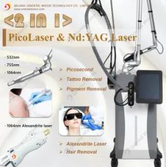The Best 2 in 1 Alex+Pico Laser Machine Hair Removal Tattoo Removal Laser Machine Freckle Age for Salon/ Clinic - Beijing DALI Beauty Technology CO., Ltd.