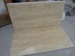 Beige Travertine Marble Wood Travertine Color White Origin China Trademark None Thickness 18mm Stone Form Tile Technics - Image 2