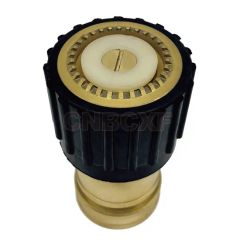Versatile Fire Hose Nozzle with Heavy-Duty Couplings Included - Image 1