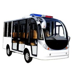 China Factory 8 14 20 Seater Enclosed Sightseeing Bus with Air Conditioning - Dezhou Fuda Metal Products Co., Ltd.