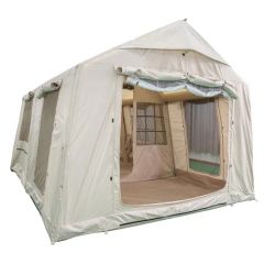 Poly Cotton Inflatable Canopy Tent for Outdoor Garden Functions - Image 3