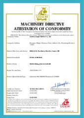 M certificate from LAIZHOU LONGFA RUBBER CO., LTD