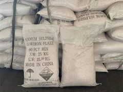 Sodium Sulfide 60% is an industrial chemical compound (formula Na₂S) typically supplied as yellow fla - Image 1