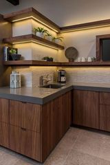 Modern Kitchen Interior Design Material HDHMR Appearance Modern Mount Type Wall Mount Product Type Standard Kitchen Design L - - Image 2