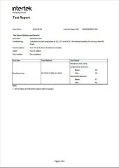 Intertek Anti-slip Test Report certificate of Zhejiang New Insight Wood Composite Co., Ltd – certificate photo, supplier certificates section