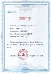 Factory Certificate certificate from Jinan Yishili Trading Co., Ltd