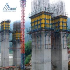 Steel Wood Construction Forms Doka Climbing Formwork Origin China Trademark ZULIN Certification ISO Specification Q235 Material Steel - Image 3