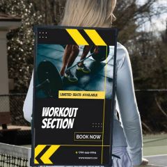 Outdoor 21.5/32 Inch LCD Display Portable Ad Player Backpack Banner Advertising Display Walking LCD Display Digital Billboard - Image 1