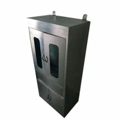Stainless Steel SS Garment Cabinet Width 2.5 Feet Height 4.5 Feet Material Grade 304 Material Stainless - Image 1