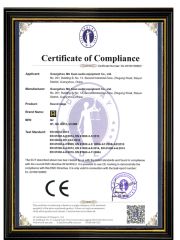 CertificateofCompliance certificate from Guangzhou Shixuan Audio Equipment Co., Ltd.