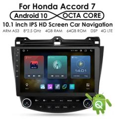 Car Navigator 10 Inch Large Screen Variable Set Frame Car Navigation Frame Line Main Engine Is Suitable for Honda Accord 7 Generation - Image 1