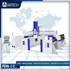 Aluminum Wood Pattern Moulds Making 5axis CNC Router Voltage 380V Inverter Delta CNC or Not CNC Warranty 1 Year Weight 10000kgs - Jinan Artech Machinery Co., Ltd.
