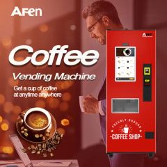 Afen New Robot Coffee Vending Machine Coin Bill Credit Card for Office - Hunan Afen Vending Machine Co., Ltd.