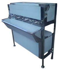 Restaurant Stainless Steel Hand Wash Basin Usage Restaurant Hygiene Hygienic Shape Rectangular Pattern/Style Plain Durability - Image 1