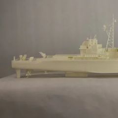 Detailed Warship Replica 3D Printed Aircraft Carrier Model Nozzle Number 1 Model NO. Custom HS Code 9023009000 Trademark - Image 1