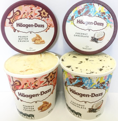 TOP RATED Häagen DAZS ICE CREAM 14 FL OZ x 12 TUBS PREMIUM FLAVORS COLLECTION, BEST ICE CREAM WITH RICH CREAMY TEXTURE - Image 5