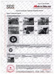 CE certificate of wheels and tires certificate from XINGTAI VOKIN RUBBER & PLASTIC PRODUCTS CO., LTD.