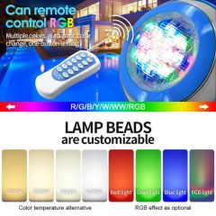 Stainless Steel RGB Pool Lights Underwater Fountain LED Swimming Pool Lights - Image 6