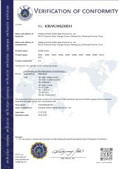 CE certificate from Shandong Honest Building Materials Technology Co., Ltd.