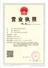 Naipu pump Business license certificate from Shijiazhuang Naipu Pump Co., Ltd.