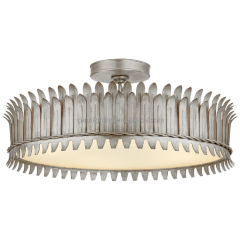 Large Round Hanging Lamp Low Ceilings Modern Glass Brass Chandelier Pendant Light - Image 2