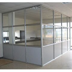 Aluminium Fabrication Service Application Commercial Surface Finish Anodized Profile Thickness 1.2 mm Service Type Partition - Image 2