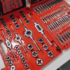 110PCS HSS Tap and Die Setfor Thread Repair and Cutting OEM Yes Brand Msk Texture HSS Model NO. / Material HSS Trademark MSK - Image 1