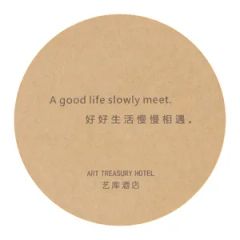 Disposable Round Tissue Paper Coasters Hotel Glass Cup Laminated Paper Tissue Coasters - Image 4