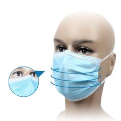 3 Ply Disposable Face Protective Facial Mask Origin China HS Code 6307900000 Model NO. CM-MASK-3 Production Capacity 100000pieces/Day - Image 3