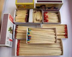 Wood Matches, Safety Matches, Matches Stick Model NO. M-007 Model Safety Matches Color of Match Head Red Stick Size - Image 1