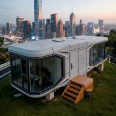 Sleek Boutique Pod House Hotel Pod Space Capsule Prefabricated Hotel Container - Image 3