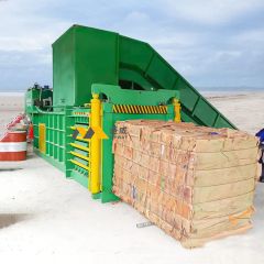 Horizontal Stroke Balers Automatic Baling Scrap Used Clothing Bale Packing Machine Price - Image 5
