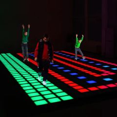 Floor Is Lava Game Jumping Grid Game Super Grid LED Activate Interactive Light up Game Room - Image 3