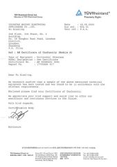 Certificate certificate of Tsingtao Haiyou Electrical Appliances Co., Ltd. – certificate photo, supplier certificates section