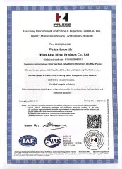ISO 9001 certificate from Hebei Rital Metal Products Co., Ltd.