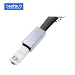 Bestsub Sublimation Portable Data Cable Keychain (Small, Black) - Image 4
