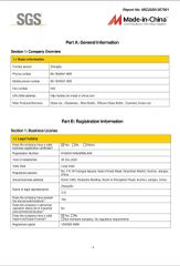 Information certificate of Xuzhou Boklan Import & Export Trade Co., Ltd. – certificate photo, supplier certificates section