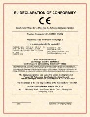 CE certificate from Guangzhou R&M Machinery Co., Ltd.