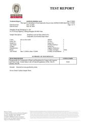FDA certificate from Shanghai Qingreen Eco Technology Co. Ltd.