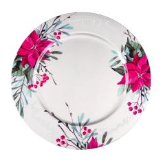 Elegant Design Transfer Printing Process PP Material Disposable Plastic Ornate Charger Plate - Image 5