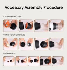 3 in 1 USB Powered Mini Portable Espresso Machine Capsule Coffee Maker - Image 3