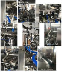 Automatic Packing Machine for Food Filling and Sealing Trademark KD Packaging Bag Usage Outpacking Model NO. GD6-200C HS Code 8422303090 - Image 4