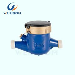 China DN20 Pn16 New Material Magnetic Drive Plastic Body with Low Resistance Sealed Dry Register Brass Water Meter - Image 5