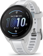 Sales Garmins Forerunner 165, Running Smartwatch, Colorful AMOLED Display, Training Metrics and Recovery Insights, White - Image 1