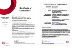 Certificate certificate from Chang zhou TeChase International Trading Co., Ltd